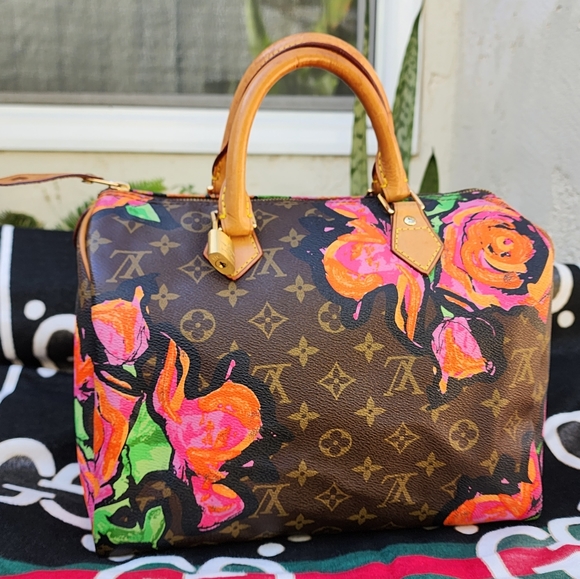 Authentic Louis Vuitton Limited Edition Stephen Sprouse Roses Speedy 30 - Picture 2 of 16